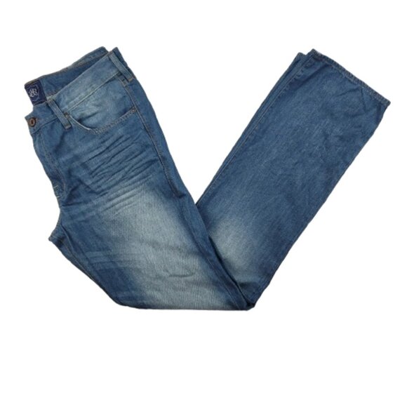 Rock & Republic Neil Straight Leg Jeans Size 36 Classic Blue Denim Mens Jeans - Picture 7 of 9